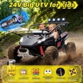 thumbnail image 4 of Cuoote 2 Seater Ride On Car for Kids 3-8, 24V Ride on Toy with Remote Control, LED Lights, EVA Tires, 4 of 9