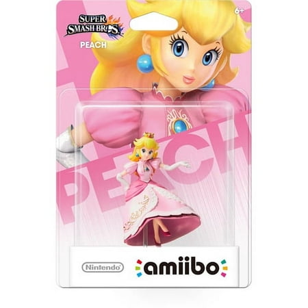 Peach Super Smash Bros Series Amiibo (Nintendo Wii U or 3DS)