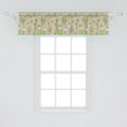 thumbnail image 2 of Ambesonne Plants Valance Pack of 2, Cactus Succulent Ivy Tree, 54"X12", Sepia Green, 2 of 4