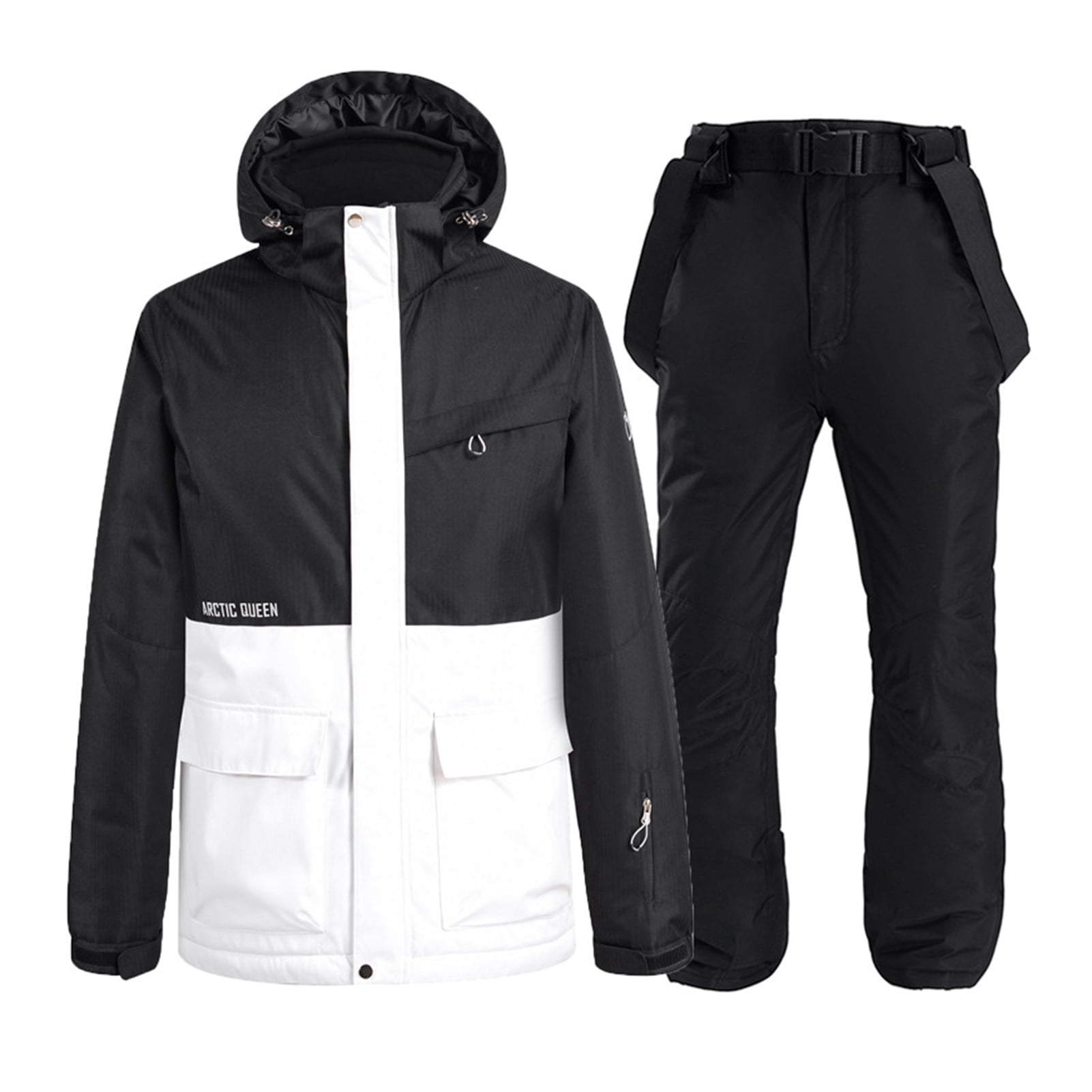Details about   Women Ski Suit Warm  Sports Windproof Waterproof Jacket and Pants Ski Set Suits 