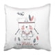 thumbnail image 1 of ABPHQTO Red Baby Cute Bear Girl in and Bird Kid's Baby's Design Graphic Tee Kid Animal Tribal Sketch Funda de almohada Funda de cojín 50x50 cm, 1 of 1
