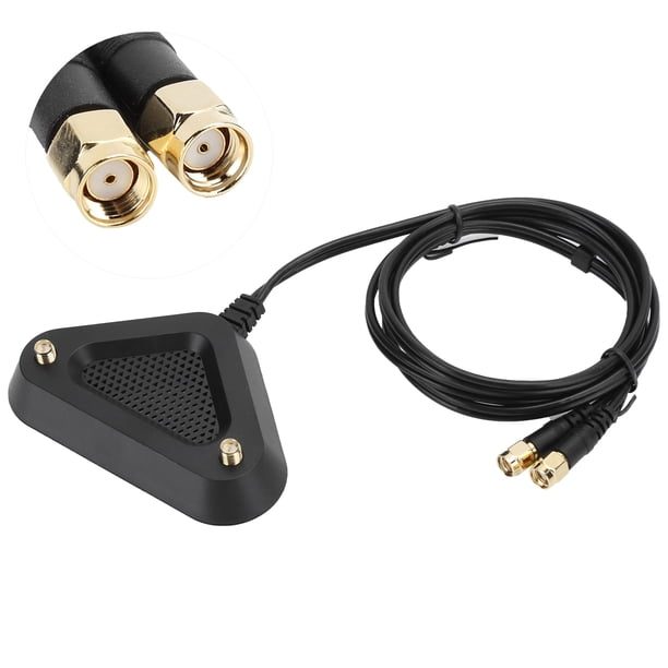 Base Magnética para Antena, Soporte Magnético para Antena de Radio, Soporte Fijo para Cable de Extensión Rp Sma Hírbra A Hirbra RP-SMA, 110 cm/3,6 Pasteles, Giratorio 360