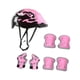 thumbnail image 2 of 7 unids/set casco de bicicleta para niños casco de ciclismo ligero transpirable casco para monopatín casco de patinaje para ciclismo deportes al aire Rosa, 2 of 8