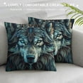 thumbnail image 3 of Orinice Wolf Arrows Digital Art Graphic Decorative Throw Pillow Cover for Home Couch Living Room Bed Sofa, High-Quality Soft and Durable 1PC 18x18in, 3 of 5