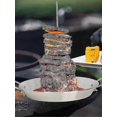thumbnail image 2 of Vertical Cooking Stand Gyros Bbq Grilling Accessory with 3 Removable Spikes, 2 of 4