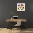 thumbnail image 3 of Loreth, Lanie 20x20 White Modern Wood Framed Museum Art Print Titled - Violet le Povat Square III, 3 of 4
