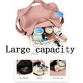 thumbnail image 2 of Gym Bag for Women and Men, Black Pink Travel Duffel Bags with Shoe Compartment, Waterproof Weekender Overnight Bag, 2 of 16