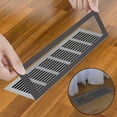 thumbnail image 2 of CNKOO 4PCS floor register Ventilation cover rectangular hole screen 9.8 ”Black Magnetic Network Electric Covers Direct Practical Air Ventilation Cover, 2 of 9