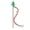 B, variant on YIFAEUX Christmas Cat Teaser Wand Interactive Toy Cartoon Apples Christmas Tree Star Gingerbread Man Plush Rod for Cats Safe Material Pet Supplies