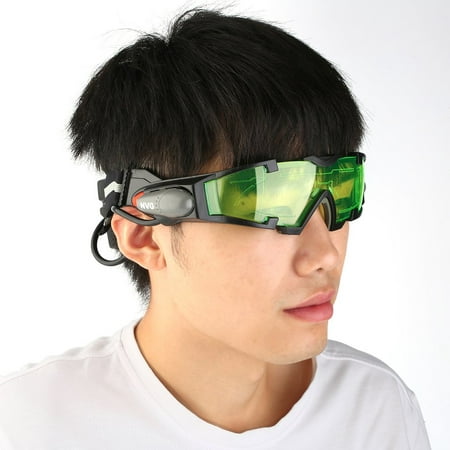 Adjustable Led Night Vision Goggles With Flip-Out Lights Eye Lens ...