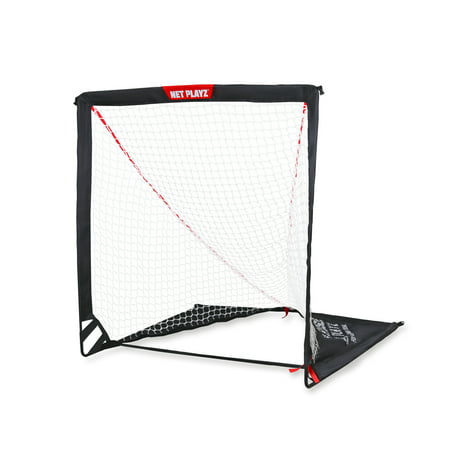 Net Playz Portable Easy Fold-Up Lacrosse Goal, 4ft x 4ft or 6ft x (Best Portable Lacrosse Goal)