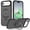 Black, variant on Magnetic for iPhone Air Case [Compatible with Mag-safe] with Stand, [Military Grade Drop Protection] Shockproof Translucent Back Slim Protective