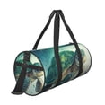 thumbnail image 3 of Fotbe Watercolor Turtle1 Pattern Foldable Sports Gym Bag with Wet Dry Pocket, Ultralight Travel Bag, Large Capacity Duffel Bag, Splash Proof Carry on Bag, Overnight Bag, Weekender Bag, 3 of 8