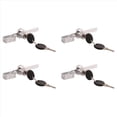 thumbnail image 1 of 4X Cerradura de Vitrina Cerradura para Puerta Corrediza de Vidrio Cerradura de Trinquete Cerradura del Gabinete de Vidrio de Seguridad con 2 Llaves, 1 of 5