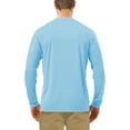thumbnail image 2 of Roadbox UPF 50+ Men's Long Sleeve Fishing Shirts UV Sun Protection Tee Tops for Outdoors Running Workout, 2 of 5