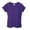 Purple, variant on Women Cotton Crew Neck T Shirt