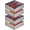 4PCS, variant on Gray Sock Organizer Divider 4 Pack with Lid - 30 Cell Foldable Closet Storage, Tie Organizer For Men Boxes for Socks, Ties, Belts