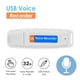 thumbnail image 2 of Grabadora de voz USB SK001 Disco U portátil Tarjeta TF Pluma de audio digital Blanco Hugtrwg  Para estrenar, 2 of 4