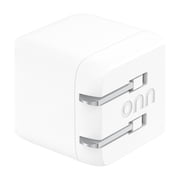 onn 30W GaN Single USB-C Port Wall Charger, Fast Charging, USB-IF Certified, Foldable Plug, White - Compatible with iPhone Series, Samsung Galaxy, Google Pixel, and More