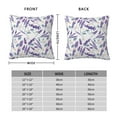 thumbnail image 2 of Yiaed Lavender Flowers Print Pillow Covers Super Soft Decorative Square Throw Pillow Covers Case Cushion Covers for Sofa Couch Bedroom Car Decor（No pillow core）-22"x22", 2 of 7