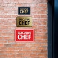 thumbnail image 4 of Signs ByLITA Classic Framed Executive Chef Door or Wall Sign Easy Installation | Office And Shop Decor | Bars And Restaurants Sign (Black Gold) - Medium, 4 of 9
