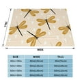 thumbnail image 4 of XMXT Flannel Throw Blanket for Couch, Cute Dragonfly Hearts Bed Sofa Decor Blankets for Home Bedroom, 50 x 40 inches, 4 of 9