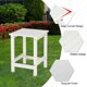 thumbnail image 4 of Mesa Auxiliar Zimtown HDPE de 14 Pulgadas Color Blanco, 4 of 9