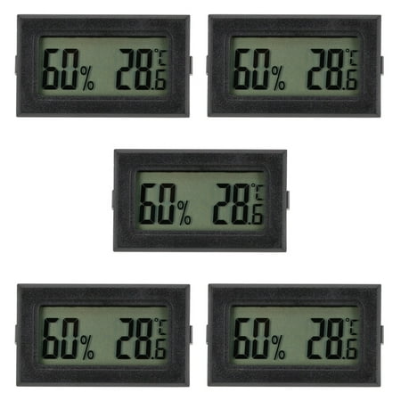 

TOYMYTOY 5pcs Outdoor Digital Hygroscope Embedded Mini Wireless Digital Hygroscope