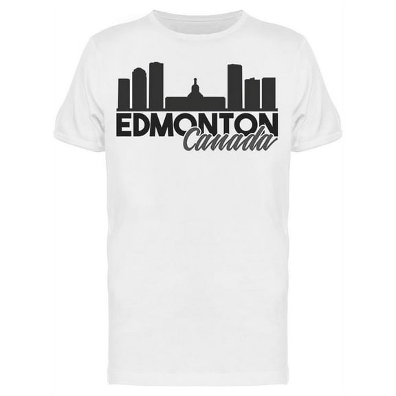 Edmonton Canada, Silhouette T-Shirt Men -Image by Shutterstock, Male Small