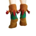 thumbnail image 3 of SUNSIOM Women Casual Socks, Cartoon Animal Style Patchwork Non-Slip Socks, 3 of 7