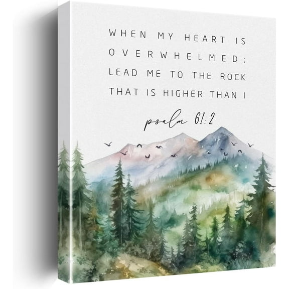 Inspirational Christian Canvas Wall Art Farmhouse Decor Positive Scripture Canvas Prints Religious Wall Decor Bible Verse Framed Artwork Pictures Paintings for Home Bathroom Boys room Decoration