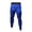 Blue, variant on Men’s Compression Pants Quick Dry Tights Leggings Sports Baselayer Running Gym Workout Gray