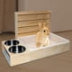 thumbnail image 3 of Soporte de heno para conejos, alimentador, inodoro, patio de juegos, arena para gatos, juguete de forraje, suministros para mascotas para conejo, jerb, 3 of 9
