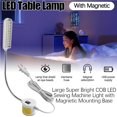 thumbnail image 4 of Led Para Máquina De Coser, Cuello De Cisne, Luz De Trabajo Con Base De Montaje Magnética Para El Hogar O Máquina De Coser (Enchufe De Ee. Uu. Plat) 30 Luces Monstrate HA022681-00, 4 of 7