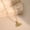 NMSN-L436-3, variant on 18K Gold Plated Bee & Flower Pendant Necklaces - Stainless Steel Enamel Bee & Zircon Flower Necklaces, Tarnish-Free Nature-Inspired Jewelry for Women