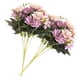 thumbnail image 4 of Flor artificial Decoración floral falsa Oficina en casa Adorno de Ramo de flores artificiales, rosa claro 2 piezas 5 ramas 15 cabezas kenally HA6792-02B, 4 of 6