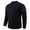 Black, variant on Men's Sweater Long Sleeve Polo Shirts Lightweight Fashion Casual Pullover Sweater Undershirt Sweater Tops Ribbing Edge Casual Waffle Pullover M-4XL
