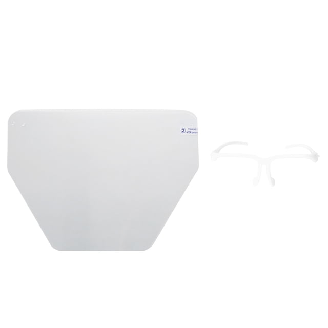 Mascarilla dental profesional protectora dental, protector facial desmontable, color blanco