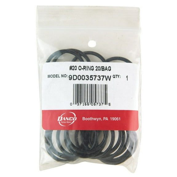 Danco 1 in. D X 1-3/16 in. D Rubber O-Ring 20 pk