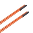 thumbnail image 2 of Bâtons d'alignement de golf en fibre de verre, 2 sections, pliables, indicateur de direction, orange, 2 of 4