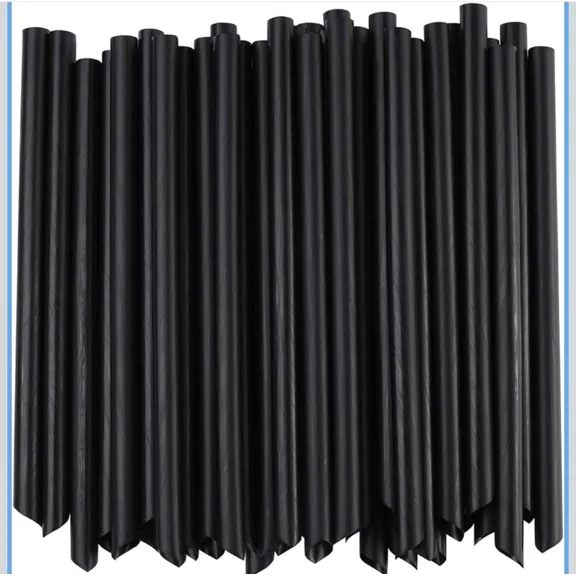 100 Extra Large Plastic Bubble Tea Smoothie Straws, 1/2" Wide X 8 1/2" Long Boba