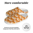 thumbnail image 6 of Lsque Cute Fox Faces Pattern Pattern Womens Comfort Cotton on Scuff With Memory Foam and Anti-skid Sole Slipper-37/38, 6 of 7