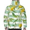 thumbnail image 7 of Rateoe Lemon Pattern Mens Hoodie, Pullover Hooded Sweatshirt, Kangaroo Pocket Hoodie Ideal for Daily Wear, Travel and Home-XX-Large, 7 of 7