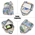 thumbnail image 5 of FORMRS Mini Backpack Purse for Women Quilted Travel Daypack Casual Shoulder Bag, Seaside Boat, 5 of 7
