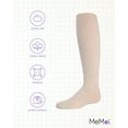 thumbnail image 6 of MeMoi Flowers and Diamonds Girls Opaque Tights - Girls - Female, 6-8, Ivory, 6 of 7