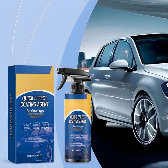 RAGUPEL Quick Effect Coating Agent for Car,Car Coating Spray for Shine & Protection,Multi-Functional Renewal Formula,Car Scratch Remover Wax Polish,Waterless Wash Spray (1PCS)