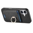 thumbnail image 4 of Funda magnética de cuero y TPU para iPhone 16 con tarjetero desmontable., 4 of 5