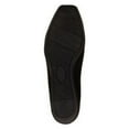 thumbnail image 4 of AK SPORT Womens Black Comfort Winnefred Square Toe Wedge Slip On Dress Pumps 6 M, 4 of 4