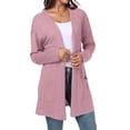 thumbnail image 4 of Gleelist Women's Casual Knit Open Front Cardigan Lightweight Long Sleeve with Pockets, 4 of 6