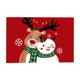 thumbnail image 2 of Puntoco Manteles individuales navideños Manteles individuales occidentales Manteles individuales de cocina Manteles individuales aislantes, 2 of 6